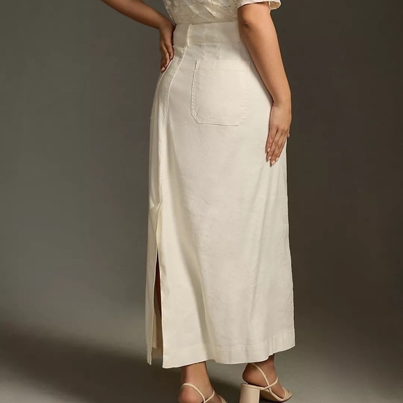 Anthropologie The Colette Maxi Skirt by Maeve: Linen Edition - Picture 6 of 11